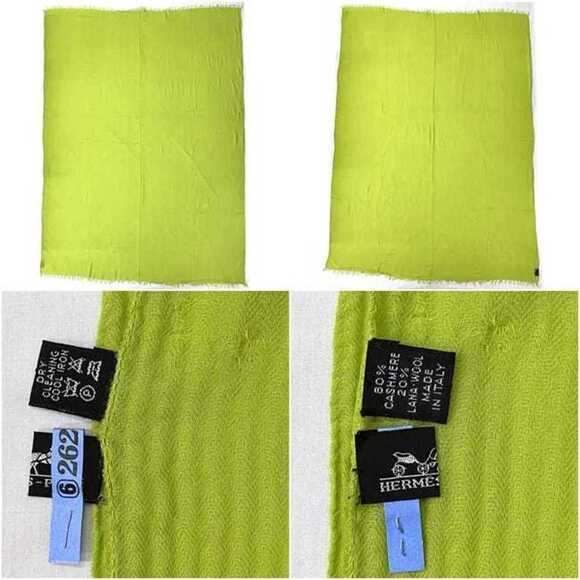 HERMES Green Scarf - Picture 3 of 11